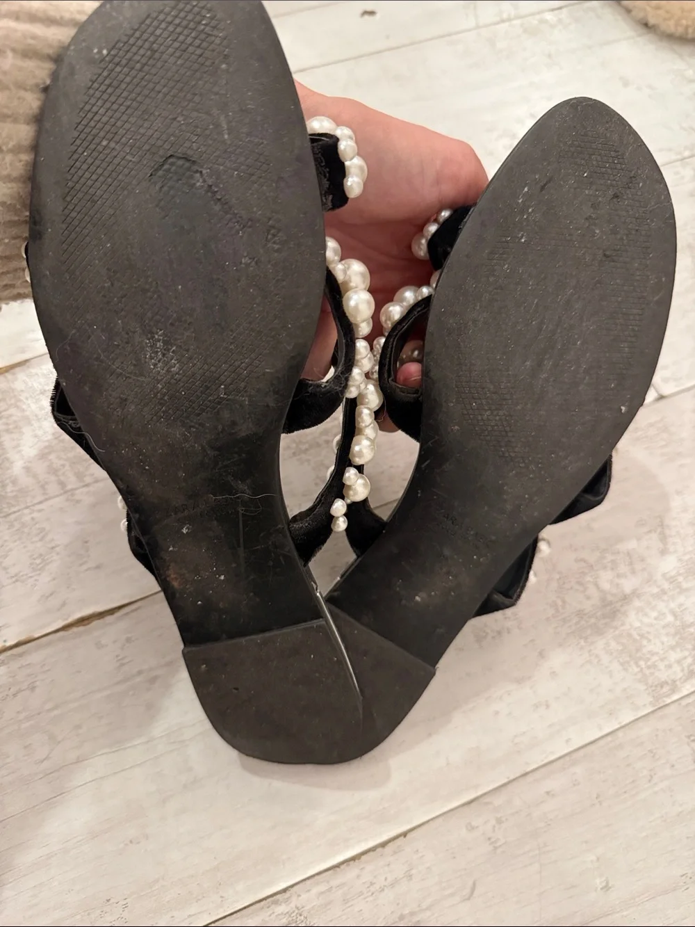 Zara Pearl Sandals - Picture 2 of 3